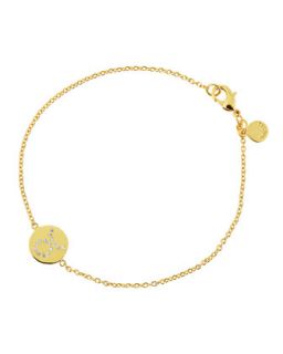 Astrology Shimmer Disc Bracelet, Taurus