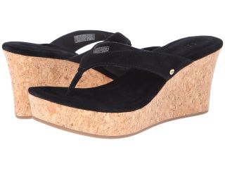 UGG Natassia Womens Wedge Shoes (Black)
