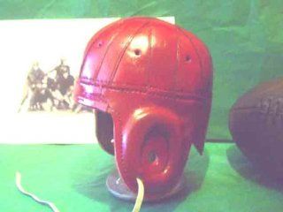 Stanford/Harvard/SMU Leather Football Helmet (1935 1940s)  Sports Fan Baseball Caps  Sports & Outdoors