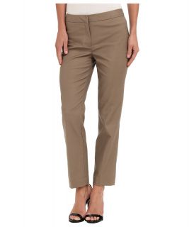 NIC+ZOE The Silvia Perfect Pant   Front Zip Ankle Womens Casual Pants (Beige)