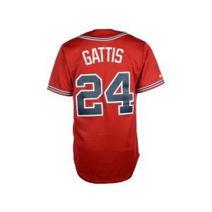 Atlanta Braves Gattis Majestic MLB Player Replica Jersey