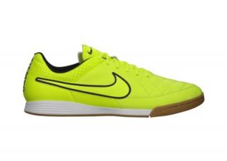 Nike Tiempo Genio Leather Mens Indoor Competition Soccer Shoes   Volt