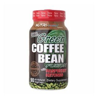 Nutri Fusion Systems Green Coffee Bean with Raspberry Ketones, Veggie Caps 90 ea Health & Personal Care
