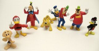 Duck Tales Figure Play Set Featuring Scrooge McDuck, Donald Duck, Pluto, Beagle Boys, and Super Goofy Toys & Games