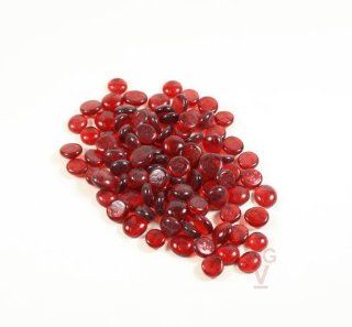 Set of 12 Flat Red Marble, Red Rock. .75 Lbs. Per Bag (12 Bags) 03184 Health & Personal Care
