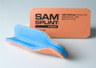 SAM Finger Splint  10 Pack Orange & Blue Health & Personal Care