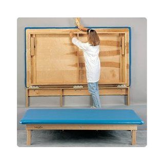 Midland Space Saver Mat Platform   Folding Mat Platform with standard blue vinyl upholstery Health & Personal Care