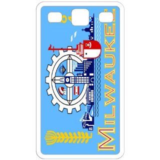 Milwaukee Wisconsin WI City State Flag White Samsung Galaxy S3   i9300 Cell Phone Case   Cover Cell Phones & Accessories
