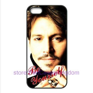 Soft/Flexible TPU case with Johnny Depp logo for iPhone 5 designed by padcaseskingdom Cell Phones & Accessories