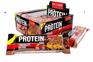 Six Star Pro Nutrition Protein Bar, Chocolate Deluxe, 9 Bars Health & Personal Care