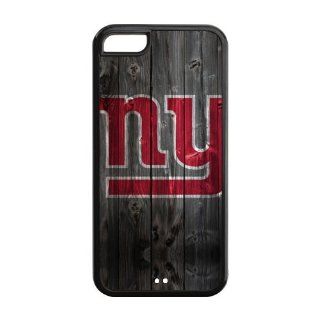 iPhone 5C Case   Wood Look NFL New York Giants Apple iPhone 5C (Cheap IPhone 5) TPU Cases Covers Cell Phones & Accessories