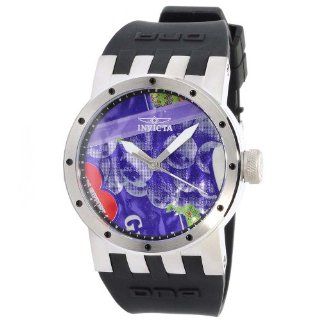 Invicta DNA Recycled Art Purple Dial Mens Watch 10432 Invicta Watches