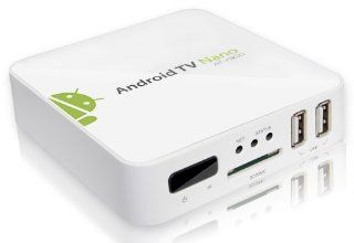 Android 2.2 Full HD 1080p Multimedia Player TV Box   Run a Full Android 2.2 OS on you TV   With a Remote Control and a built in Motion Mouse   Built in LAN And WLAN Network Connections and Supports external USB wireless network Adaptor   2 USB Port's T