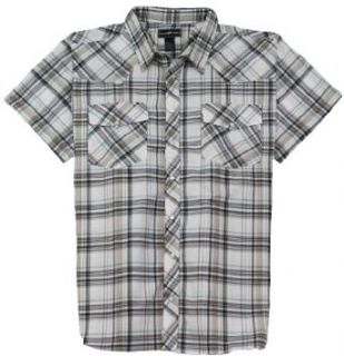 Casual Country Big and Tall Men's Western 897 Plaid Short Sleeve Shirt 4XL Off White Black at  Mens Clothing store Button Down Shirts