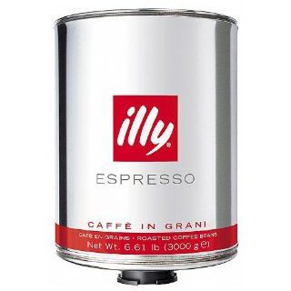 illy Scuro Dark Roast, Red Band, Whole Bean Coffee, 6.61 Pound Cans (Pack of 2)  Grocery & Gourmet Food