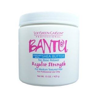 SOFT SHEEN Carson Bantu with Shea Butter No Base Crme Relaxer Regular Strength 15oz/425g  Hair Relaxer Creams  Beauty