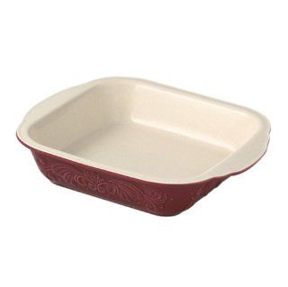Pfaltzgraff Weir in Your Kitchen 9 by 9 Inch Square Baker, Cayenne Baking Dishes Kitchen & Dining
