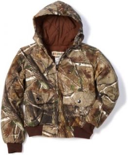 Russell Outdoors Youth Flintlock Hooded Jacket (Small/Realtree AP)  Camouflage Hunting Apparel  Sports & Outdoors