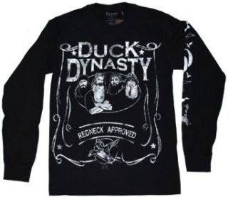 Duck Men's Redneck Approved Dynasty Long Sleeve T Shirt Movie And Tv Fan T Shirts Clothing