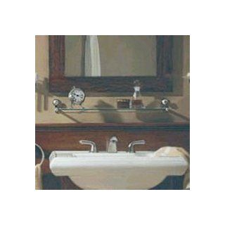 Delta 73010 NP Innovations Bath Accessory   Glass Shelf, Pearl Nickel and Brass   Mounted Bathroom Shelves  