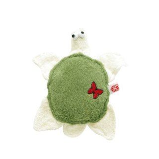 Hagen Dogit Eco Terra Natural Bamboo Toy, Turtle  Pet Squeak Toys 
