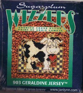 Geraldine Jersey (Wizzers Counted Cross Stitch Kit, Sugarplum Wizzers, Janlynn #903)