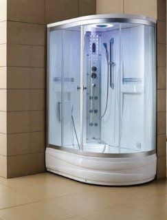 Eagle Bath WS 903A 51 in. Steam Shower Enclosure Unit   Shower Doors