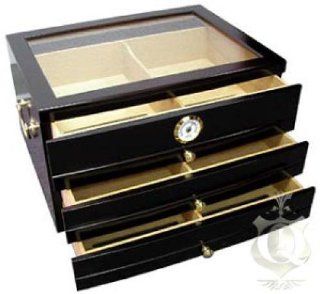 Quality Importers HUM 3DR Palermo Desktop Humidor   Decorative Boxes