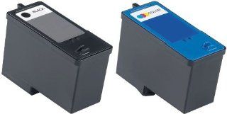 Remanufactured Ink Cartridge Replacement for Dell Series 7 CH883 CH884 (1 Black 1 Color) 2 Pack