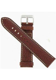 Hadley Roma MS906 22mm Tan Color Genuine Leather at  Men's Watch store.