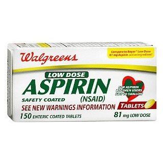  Low Dose Aspirin Tablets, 150 ea Health & Personal Care