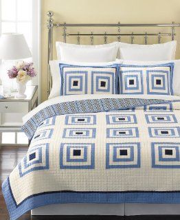 Martha Stewart Collection Bedding, Shadow Squares Standard Sham   Pillow Covers