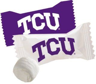 Hospitality Sports Mints Texas Christian University Hornfrogs, 7 Ounce Bags (Pack of 12)  Candy Mints  Grocery & Gourmet Food