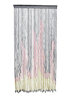 Flame Wooden Beaded Curtain 84 in. X 36 in.   Window Treatment Curtains