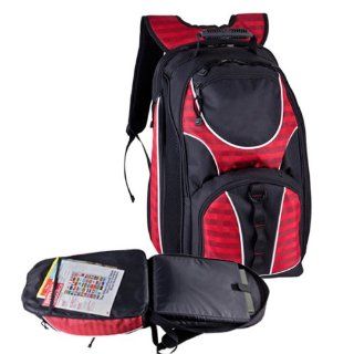 TSA Checkpoint Friendly 17" Computer Backpack   RED Computers & Accessories