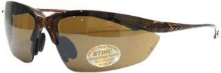 STIHL 7010 884 0330 Brown Coffee Ultra Flex Safety Glasses  Patio, Lawn & Garden