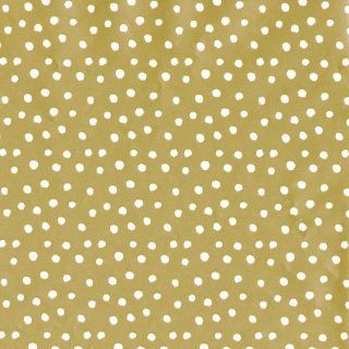 Entertaining with Caspari Continuous Gift Wrapping Paper, Small Dots, Gold, 8 Feet, 1 Roll   Christmas Wrapping Paper