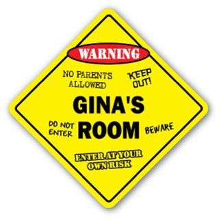 GINA'S ROOM SIGN kids bedroom decor door children's name boy girl gift  