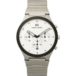 Danish Design IQ62Q885 Stainless Steel White Dial Chronograph Anna Gotha Copenhagen Mens Watch Watches