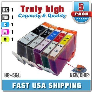 Discountinkllc  5 Packs Compatible Hp 564xl Ink Cartridges Replacement for New Generation Photosmart C309 C310 C311 C410 C510