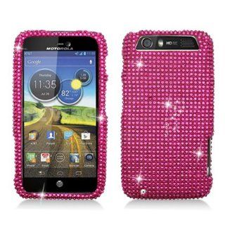 Aimo Wireless MOTMB886PCDI003 Bling Brilliance Premium Grade Diamond Case for Motorola Atrix HD MB886   Retail Packaging   Hot Pink Cell Phones & Accessories