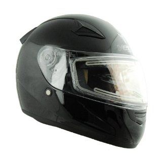 Vega X 888 Electric Snow Full Face Helmet (Gloss Black, X Small) Automotive