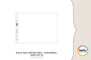 Becky Higgins 8.5 x 11 Page Protectors   Horizontal