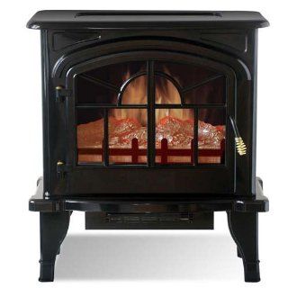 Yosemite DF EFP888 Clovis Free Standing Faux Wood Burning Stone Electric Fireplace   Heaters  