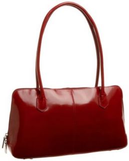 HOBO INTERNATIONAL Paulina Satchel, Rouge, one size Satchel Style Handbags Clothing