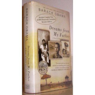 Dreams from My Father (Random House Large Print) Barack Obama 9780739325766 Books