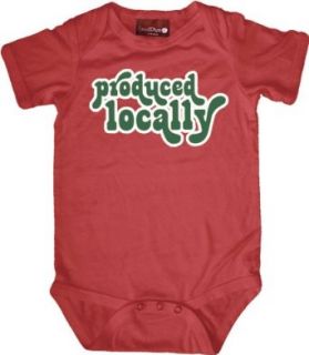 Small Plum Produced Locally Bodysuit, Berry, 0 3 Months Clothing