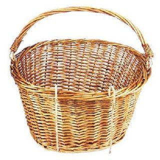 Summit Wicker Front Handlebar Bike Basket with Handle   300 891  Sports & Outdoors