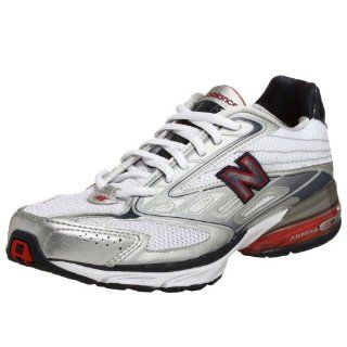 New Balance Men's MR893 Running Shoe,White/Navy/Blue,8.5 D Sports & Outdoors