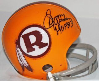 REDSKINS SONNY JURGENSEN "HOF 83" AUTHENTIC SIGNED MINI HELMET AUTOGRAPHED CERTIFICATE OF AUTHENTICITY PSA/DNA #MINI913249 at 's Sports Collectibles Store